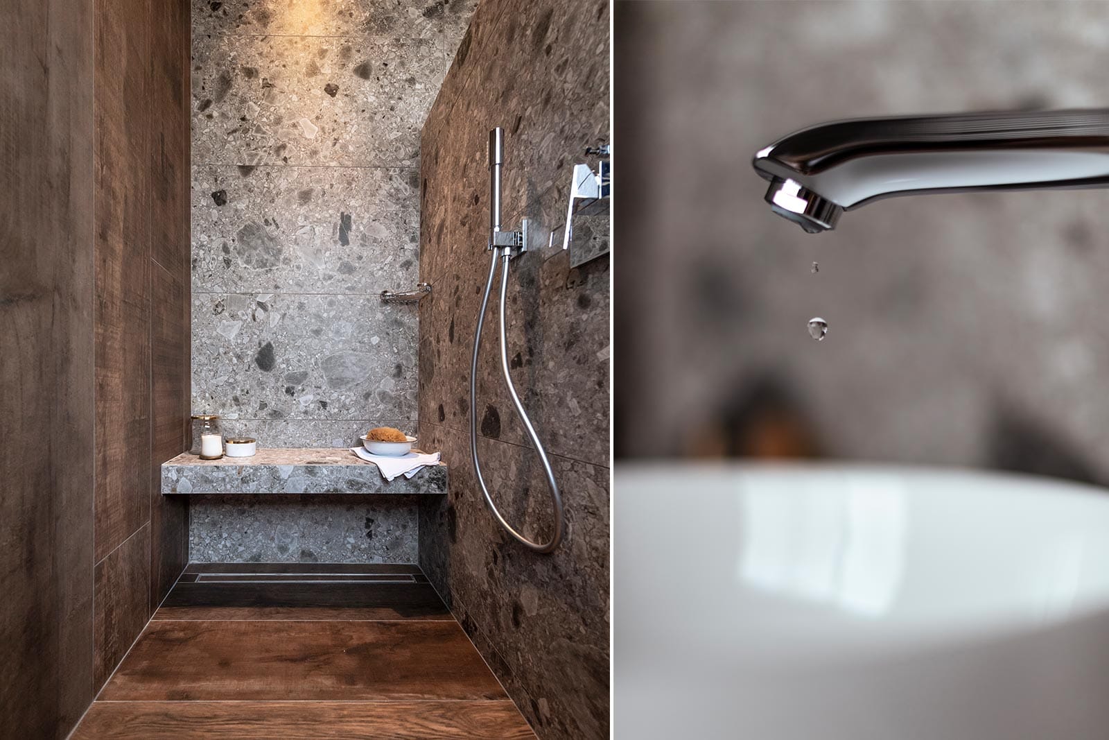Bouchon d’Or suite — bathroom