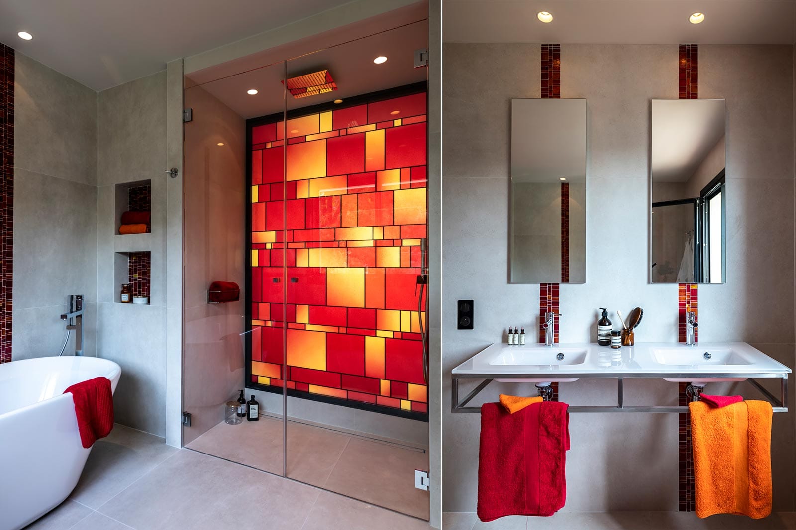 Lumière de Verre suite — bathroom