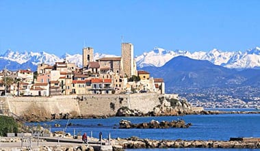 Antibes and its ramparts