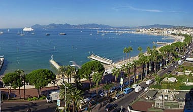 The bay of Cannes
